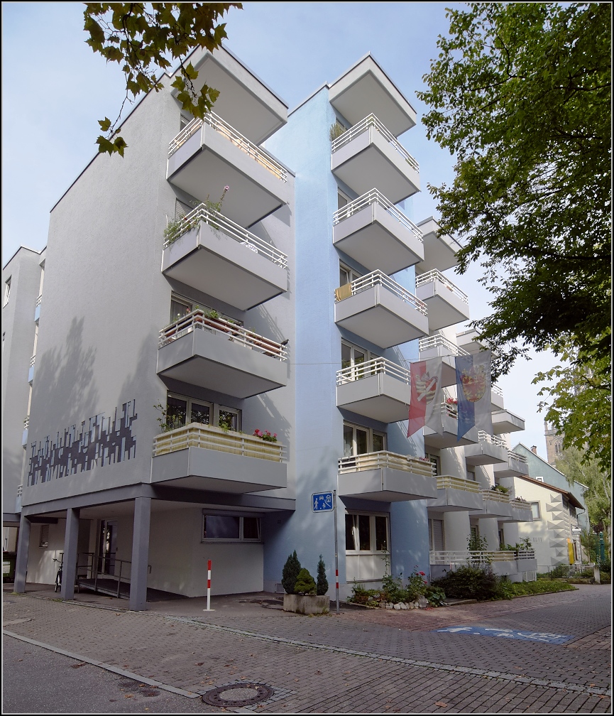 So stellt man es sich bei der Stadt Konstanz wohl vor. Soziale Projekte rechtfertigen jede Bausünde, weil es der Investor gerade so will. Foto September 2017.